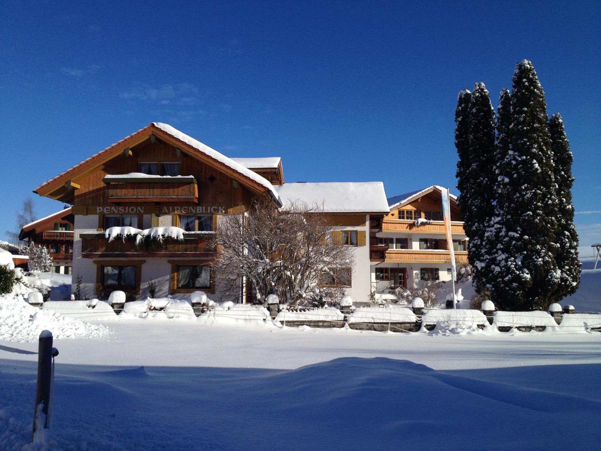 ホテル Pension Alpenblick プフロンテン エクステリア 写真